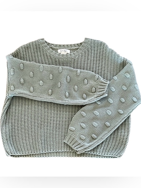 Jessica Simpson Sweaters - Jessica Simpson Textured Cropped Women’s Knit Sweater - Sage - Oversized Medium